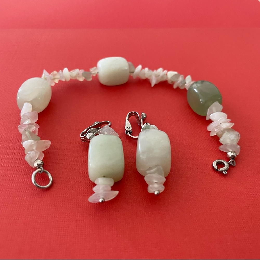Bracelet and earrings set